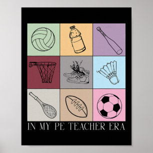 Póster En Mi Era de Profesor de Educación Física Profesor