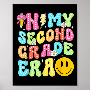 Póster En Mi Era De Segundo Grado De Regreso A La Escuela