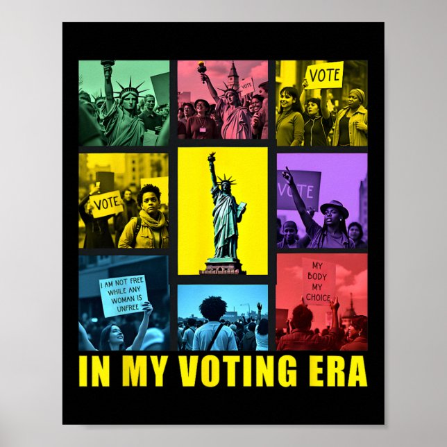 Póster En mi era de votación Harris Wheimer 2024 (Frente)