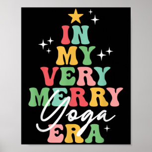 Póster En Mi Era De Yoga, Los Navidades De Yogi Groovy Re