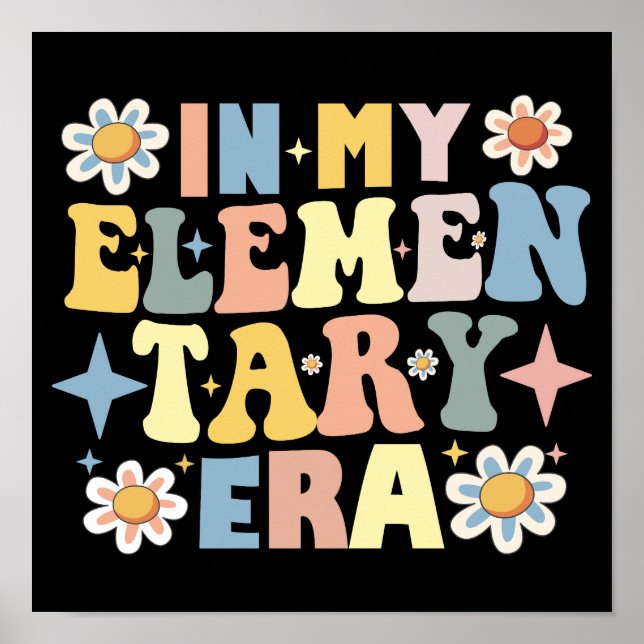 Póster En mi era elemental (Frente)