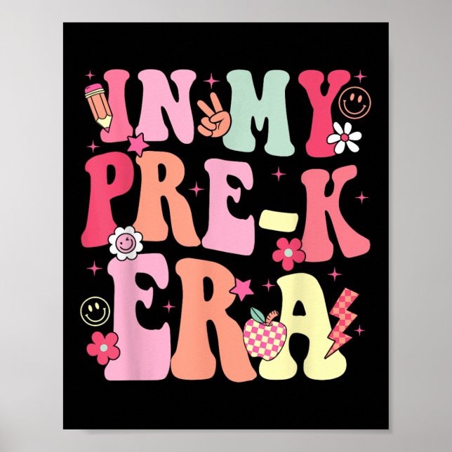 Póster En mi era prek, educadora educativa educativa educ (Frente)