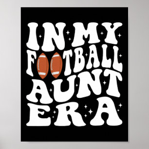 Póster En mi Era Tía Footll Groovy Tía Footll Navidad Chr