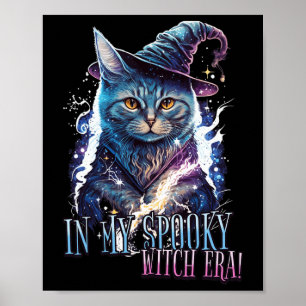 Póster En mi espantosa época de brujas, disfraz de gato d