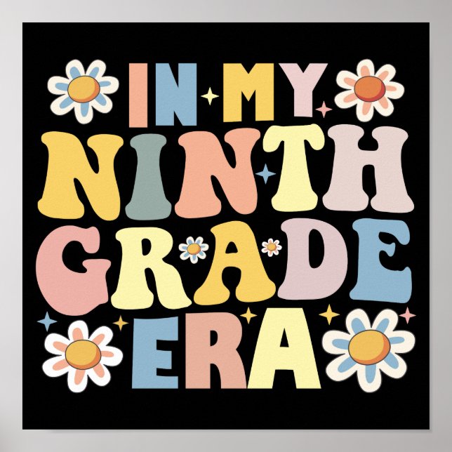 Póster En mi noveno grado, de vuelta a la escuela (Frente)