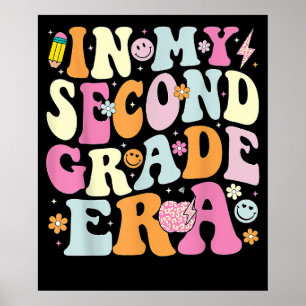 Póster En mi segundo grado, escuela de segundo grado