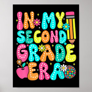 Póster En mi segundo grado, los niños de segundo grado vu