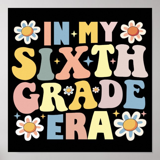 Póster En mi sexto grado, de vuelta a la escuela (Frente)