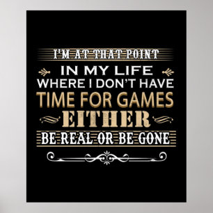 Póster En mi vida donde tampoco tengo tiempo para jugar