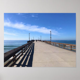 Póster En Newport Pier, Newport Beach, California