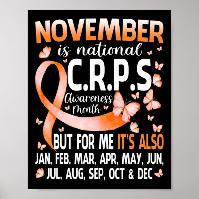 Póster En Noviembre, Usamos Conciencia De Los Naranjas De (Frente)
