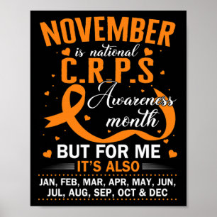 Póster En Noviembre, Usamos Conciencia De Los Naranjas De