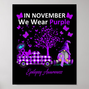 Póster En Noviembre Usamos Un Regalo De Concienciación So