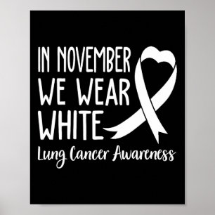 Póster En Noviembre Vivimos Conciencia Sobre El Cáncer De