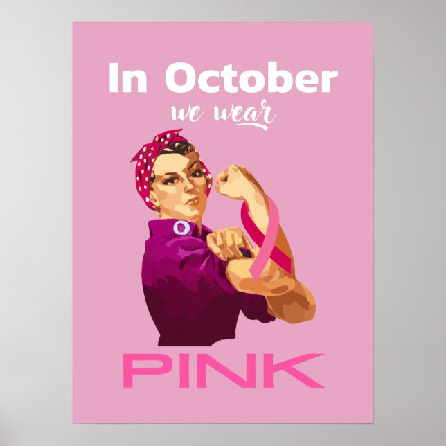 Póster En Octubre llevamos el Rosie rosado del río (Frente)