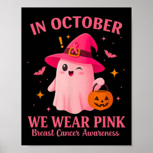 Póster En Octubre Nosotros Usamos Nk – Conciencia del Cán