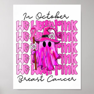 Póster En Octubre Usamos Awa El Cáncer De Mama Británico