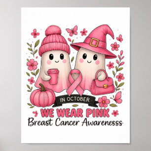 Póster En Octubre Usamos Awa El Cáncer De Mama Británico