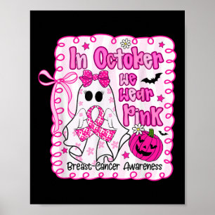 Póster En Octubre, Usamos Awaren El Cáncer De Mama Fantas