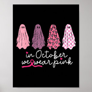 Póster En Octubre, Usamos El Espíritu Fantasma Rosa Boo H