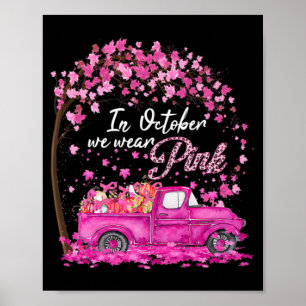 Póster En Octubre Usamos Gi De Concienciación Sobre El Cá