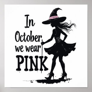 Póster En Octubre Usamos La Fiesta Halloween De Las Testi