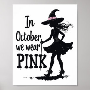 Póster En Octubre Usamos La Fiesta Halloween De Las Testi