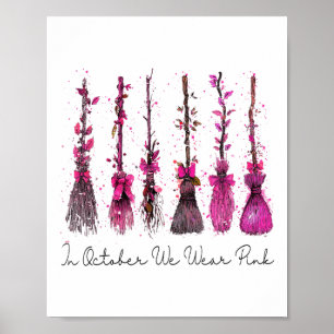 Póster En Octubre Usamos Testigos Nk Brooms Soky Breast C