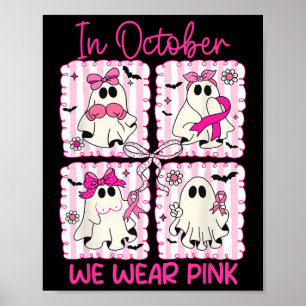 Póster En Octubre, Usamos Un Espada De Fantasma Rosa Coqu