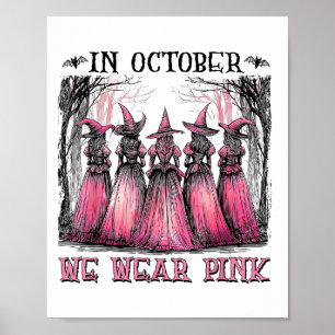 Póster En Octubre Usamos Zonas De Halloween De Brujas De 