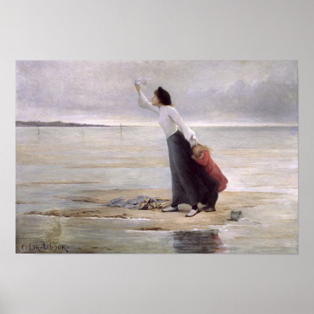 Póster En peligro, la marea creciente (Frente)