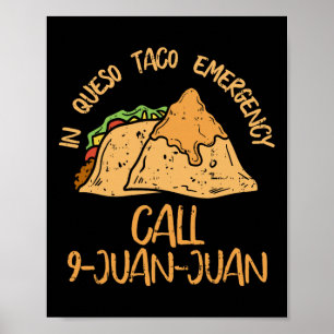 Póster En Queso Emergencia Cinco De Mayo Taco Llamar 9 Ju
