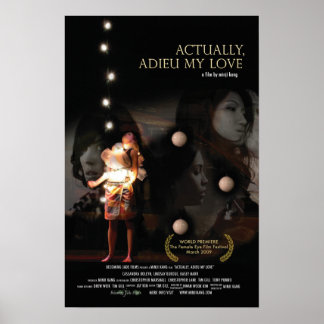 Póster En realidad, Adieu My Love Film Poster