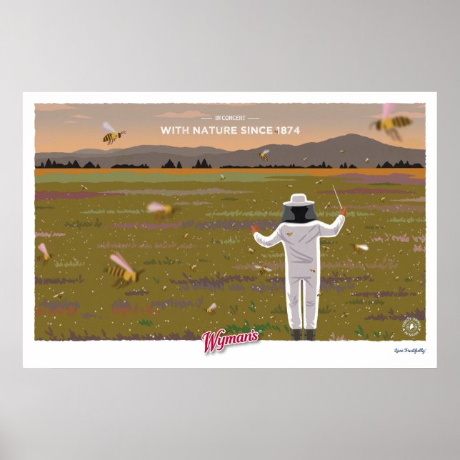 Póster En relación con la naturaleza desde 1874 Poster (Frente)