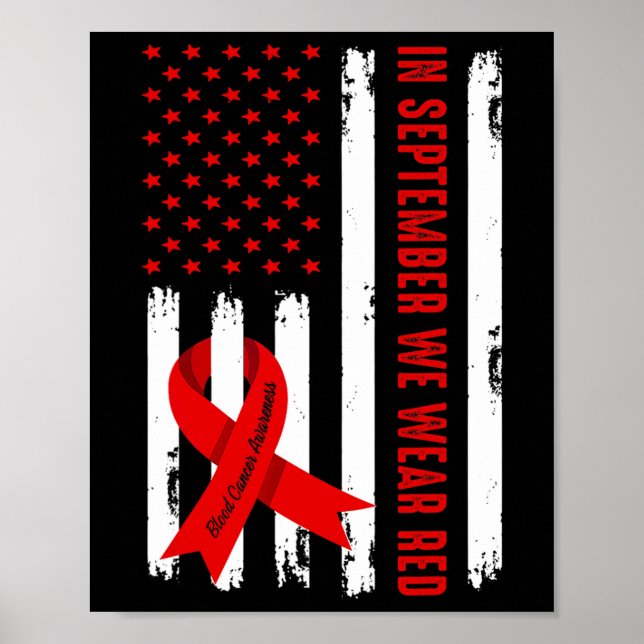 Póster En septiembre usamos el rojo para los ánimos del c (Frente)