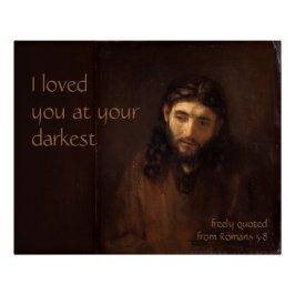 Póster En su más oscuro CC0519 Rembrandt Jesus