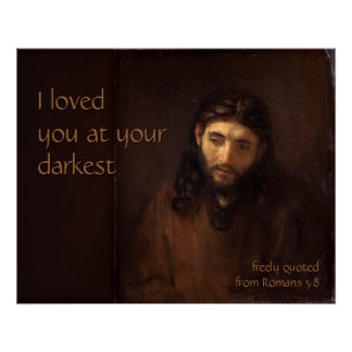 Póster En su más oscuro CC0519 Rembrandt Jesus