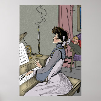 Póster En su piano