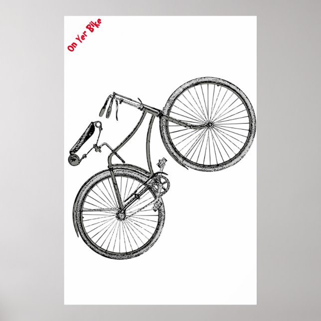 Póster En Su Poster De Bicicletas (Frente)