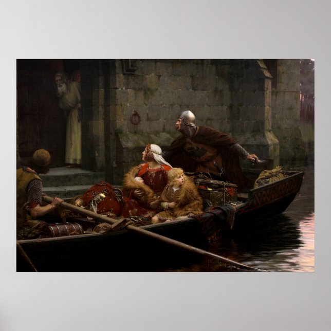 Póster En tiempo de peligro, 1897 por Edmund Blair Leight (Frente)