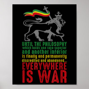 Póster En Todas Partes Está War Haile Selie Speech Judah 