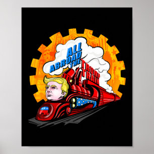 Póster En Todo El Extranjero El Futuro Del Tren Trump 202
