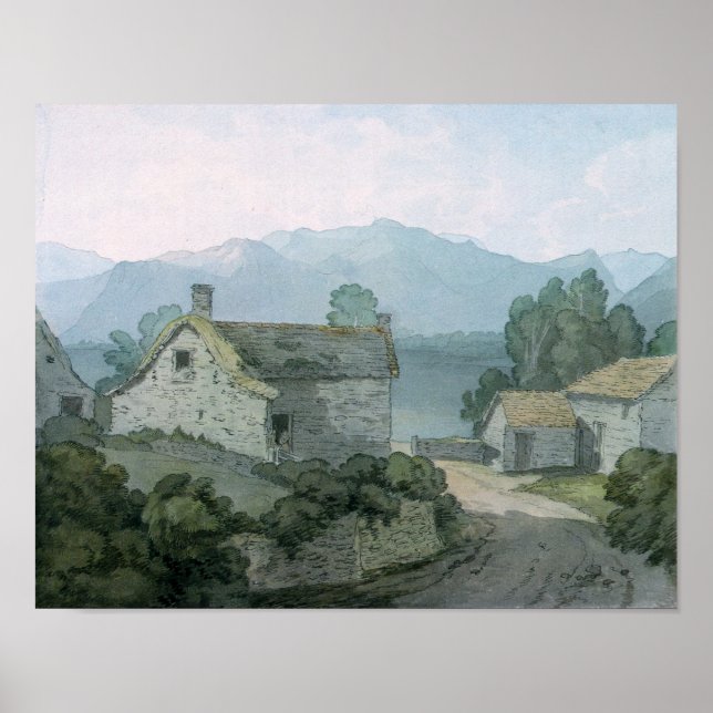 Póster En Ullswater, Cumberland, 1791 (Frente)