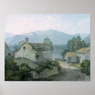 Póster En Ullswater, el Cumberland, 1791