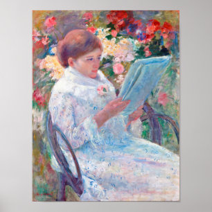 Póster En un balcón, Mary Cassatt