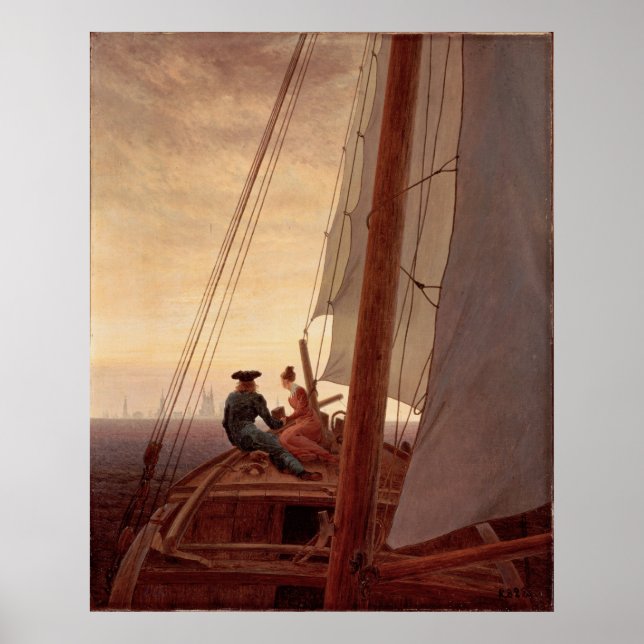 Póster En un barco velero (Frente)
