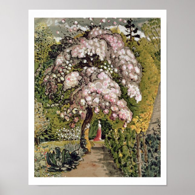 Póster En un jardín de Shoreham (c/c) (Frente)