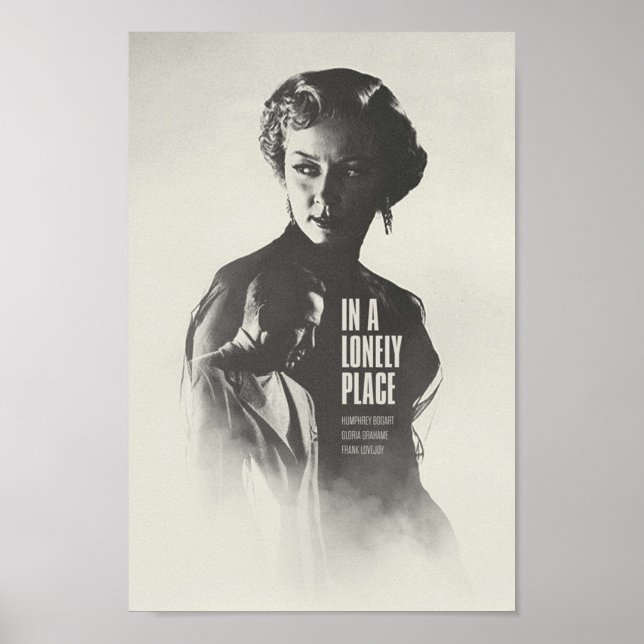 Póster En Un Lugar Solitario (Frente)