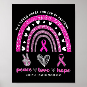 Póster En Un Mundo Donde Puedes Ser Cualquier Cosa Cáncer
