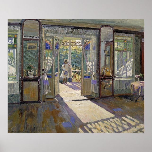 Póster En una casa, 1913 (Frente)